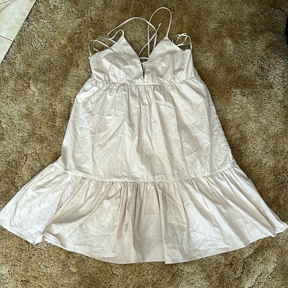 NWT DELUC Larrow Cream Dress XS - Picture 2 of 7